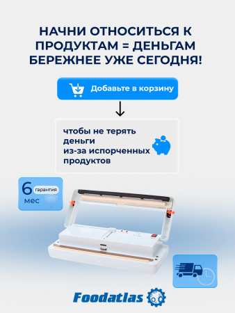 Вакуумный упаковщик DZ-300A Foodatlas Pro